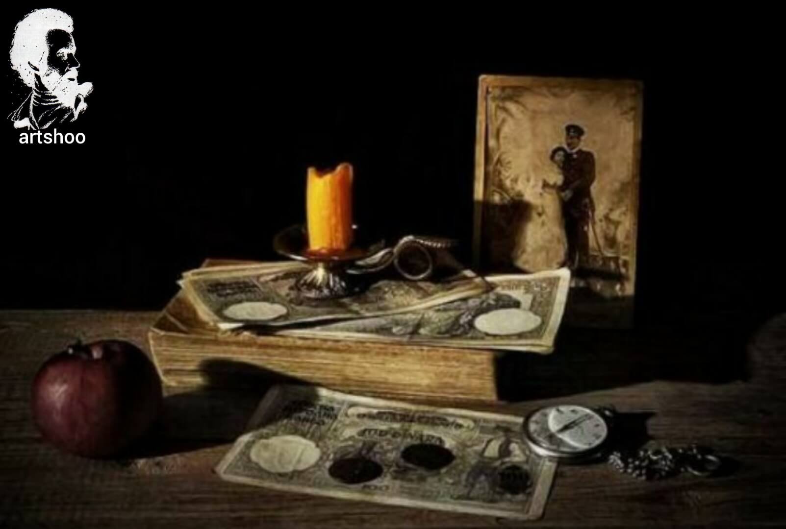 آموزش نقاشی رنگ روغن